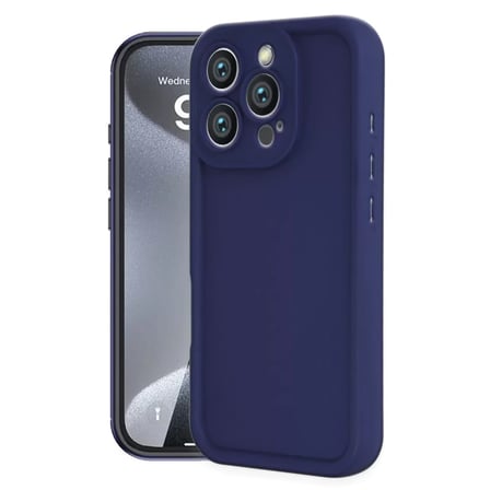 İphone 16 Pro Kılıf Viera Silikon - Lacivert
