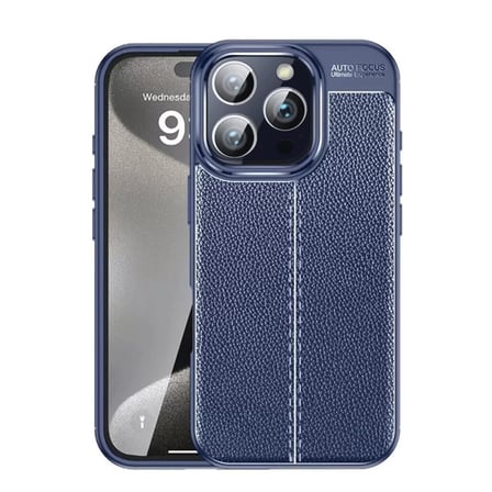 İphone 16 Pro Kılıf Auto Focus Kapak - Lacivert