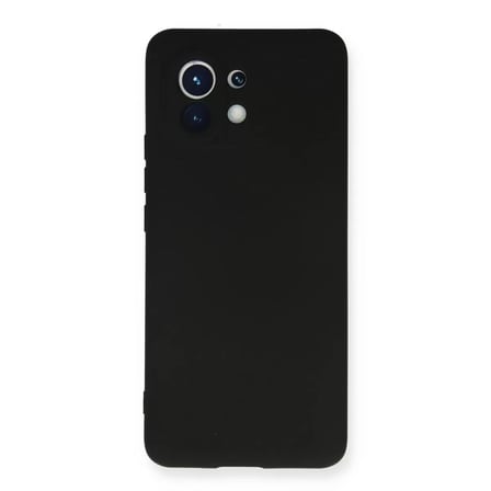Xiaomi Mi 11 Kılıf Nano İçi Kadife Silikon - Siyah