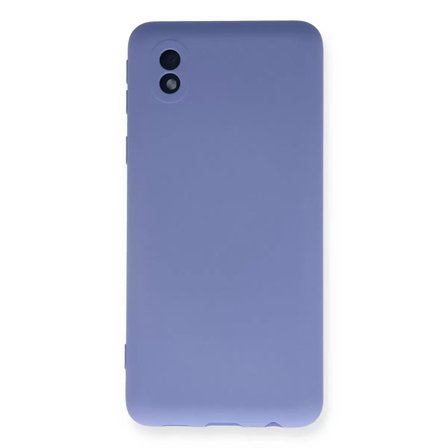 Samsung Galaxy A01 Core Kılıf Nano İçi Kadife Silikon - Lila