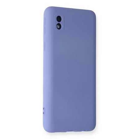 Samsung Galaxy A01 Core Kılıf Nano İçi Kadife Silikon - Lila