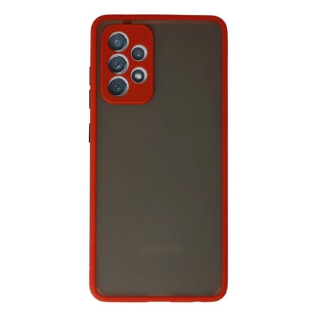 Samsung Galaxy A72 Kılıf Montreal Silikon Kapak - Kırmızı