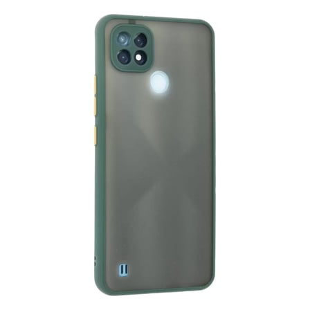 Realme C21 Kılıf Montreal Silikon Kapak - Yeşil