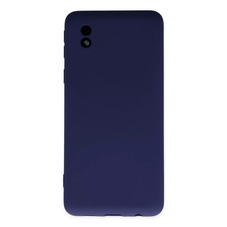 Samsung Galaxy A01 Core Kılıf Nano İçi Kadife Silikon - Lacivert