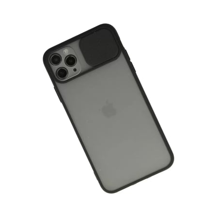 İphone 11 Pro Kılıf Palm Buzlu Kamera Sürgülü Silikon - Siyah