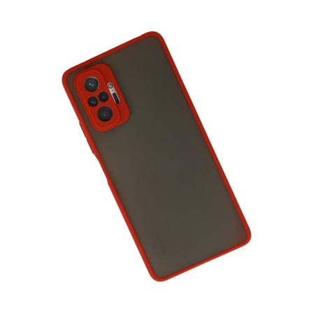 Xiaomi Redmi Note 10 Pro Kılıf Montreal Silikon Kapak - Kırmızı