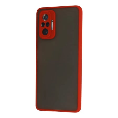 Xiaomi Redmi Note 10 Pro Kılıf Montreal Silikon Kapak - Kırmızı