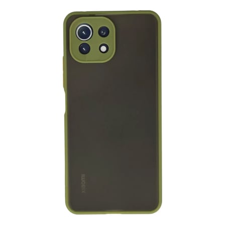 Xiaomi Uyumlu Mi 11 Lite Kılıf Montreal Silikon Kapak - Açık Yeşil