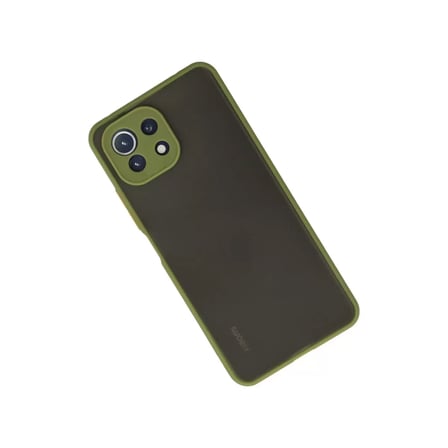 Xiaomi Uyumlu Mi 11 Lite Kılıf Montreal Silikon Kapak - Açık Yeşil