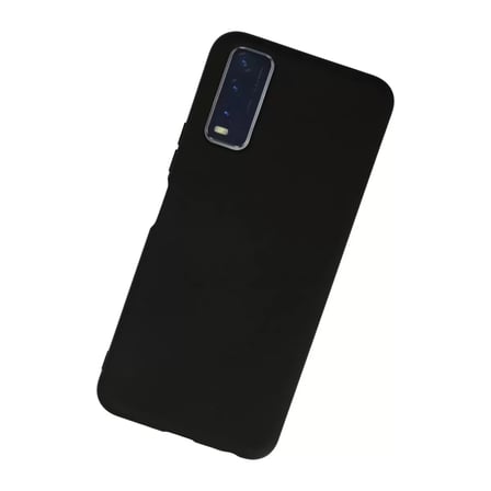 Vivo Y11s Kılıf Nano İçi Kadife Silikon - Siyah