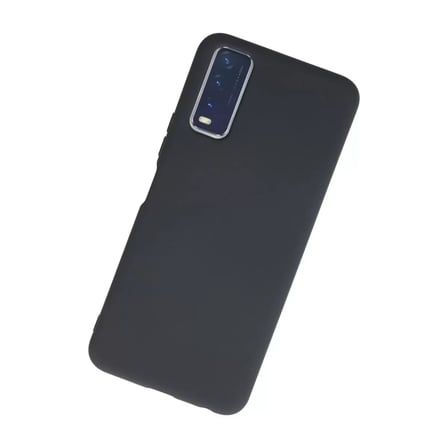 Vivo Y11s Kılıf Nano İçi Kadife Silikon - Gri