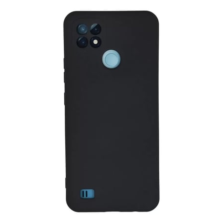 Realme C21 Kılıf Nano İçi Kadife Silikon - Lacivert
