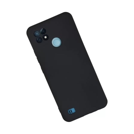 Realme C21 Kılıf Nano İçi Kadife Silikon - Lacivert