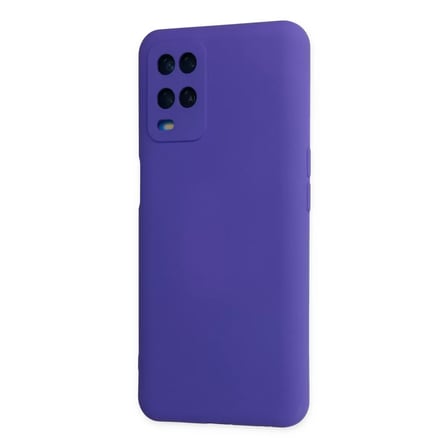 Oppo A54 4g Kılıf Nano İçi Kadife Silikon - Mor