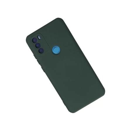 General Mobile Gm 21 Plus Kılıf Nano İçi Kadife Silikon - Koyu Yeşil