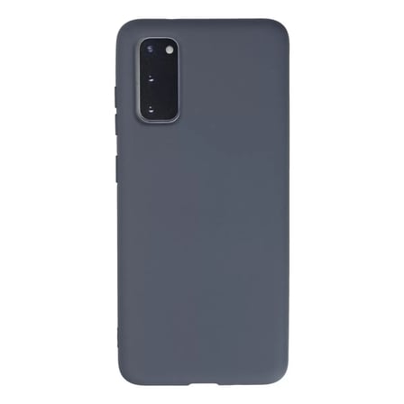 Samsung Galaxy S20 Kılıf Nano İçi Kadife Silikon - Gri