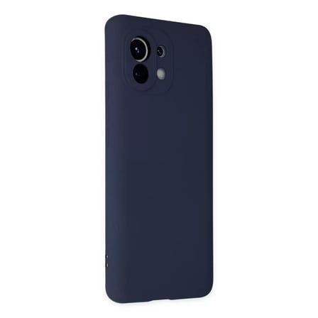 Xiaomi Mi 11 Kılıf Nano İçi Kadife Silikon - Lacivert