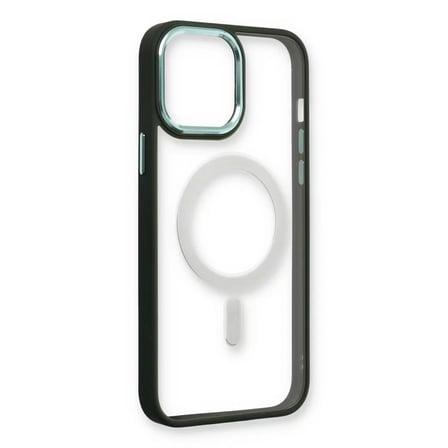 İphone 14 Pro Max Kılıf Room Magneticsafe Silikon - Köknar Yeşili