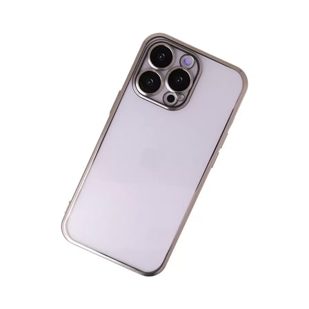 İphone 14 Pro Max Kılıf Razer Lensli Silikon - Gold
