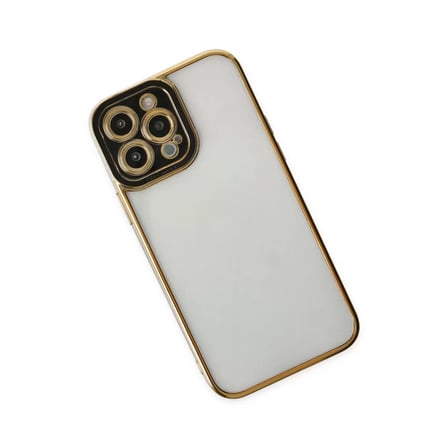 İphone 14 Pro Max Kılıf Liva Lens Silikon - Siyah