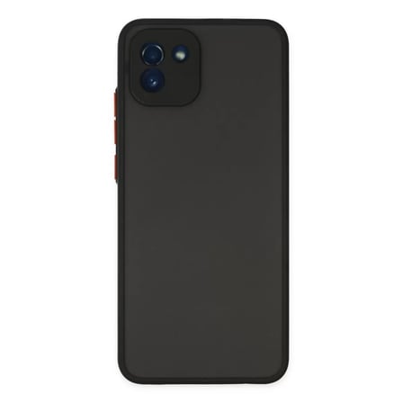 Samsung Galaxy A03 Kılıf Montreal Silikon Kapak - Siyah