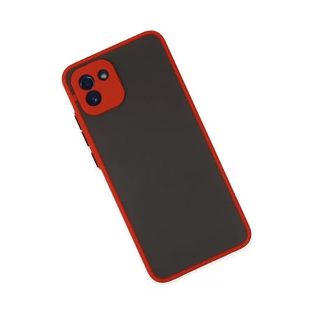 Samsung Galaxy A03 Kılıf Montreal Silikon Kapak - Kırmızı