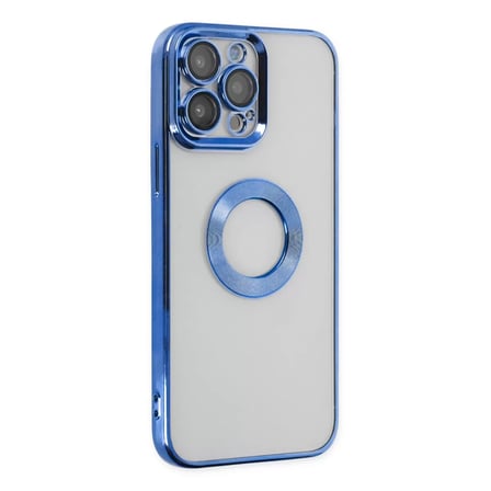İphone 14 Pro Max Kılıf Slot Silikon - Mavi