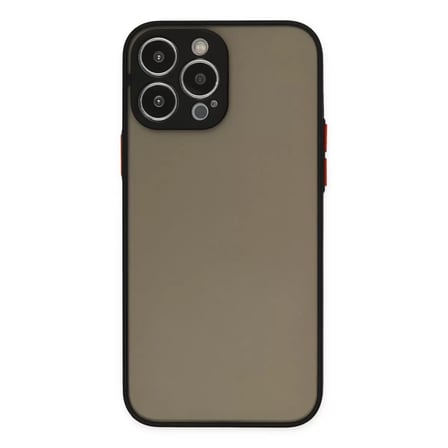 İphone 14 Pro Kılıf Montreal Silikon Kapak - Siyah