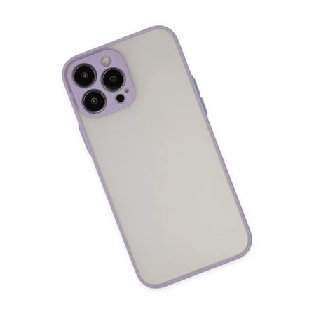 İphone 14 Pro Kılıf Montreal Silikon Kapak - Mor