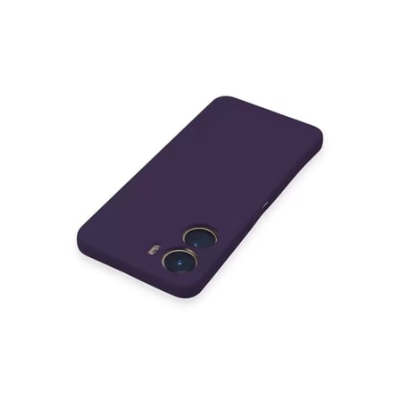 Vivo Y16 Kılıf Nano İçi Kadife Silikon - Mor