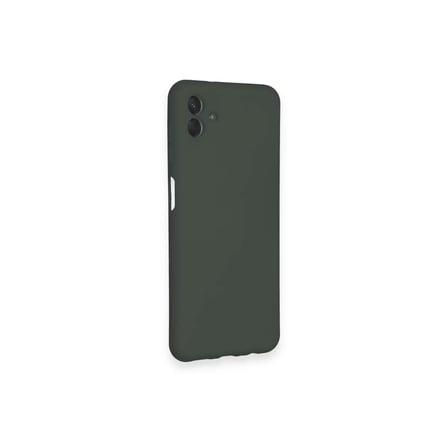 Samsung Galaxy A04 Kılıf Nano İçi Kadife Silikon - Koyu Yeşil