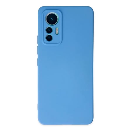 Xiaomi Mi 12 Lite Kılıf Nano İçi Kadife Silikon - Mavi