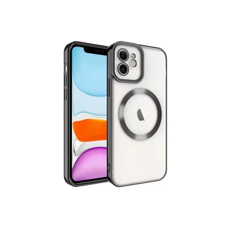 İphone 12 Kılıf Kross Magneticsafe Kapak - Siyah