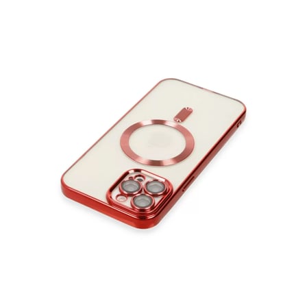 İphone 12 Pro Max Kılıf Kross Magneticsafe Kapak - Kırmızı