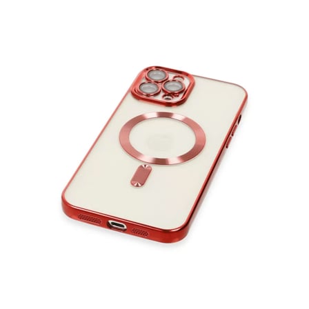 İphone 12 Pro Max Kılıf Kross Magneticsafe Kapak - Kırmızı
