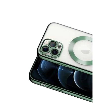 İphone 13 Pro Kılıf Kross Magneticsafe Kapak - Koyu Yeşil