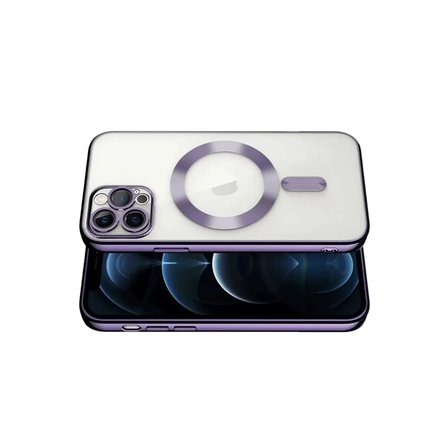İphone 13 Pro Kılıf Kross Magneticsafe Kapak - Mor