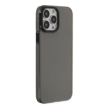 İphone 13 Pro Max Kılıf Anka Pc Sert Metal Kapak - Siyah