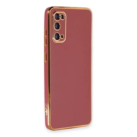 Samsung Galaxy S20 Kılıf Volet Silikon - Kırmızı