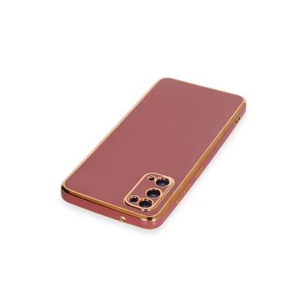 Samsung Galaxy S20 Kılıf Volet Silikon - Kırmızı