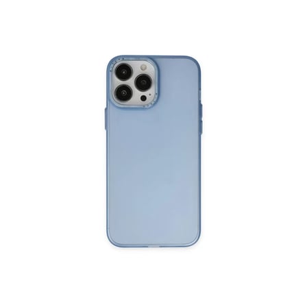 İphone 14 Pro Max Kılıf Modos Metal Kapak - Mavi