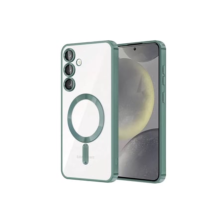 Samsung Galaxy S23 Kılıf Kross Magneticsafe Kapak - Koyu Yeşil