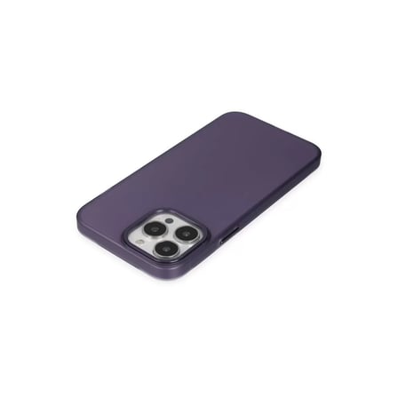 İphone 14 Pro Max Kılıf Modos Metal Kapak - Derin Mor