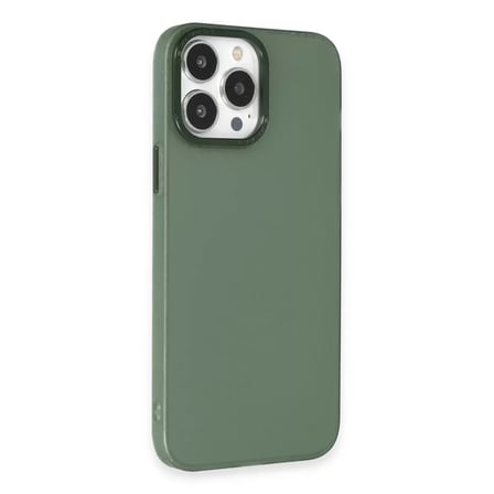 İphone 14 Pro Max Kılıf Modos Metal Kapak - Koyu Yeşil