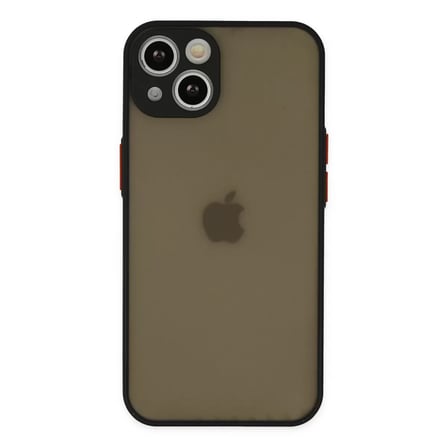 İphone 15 Plus Kılıf Montreal Silikon Kapak - Siyah