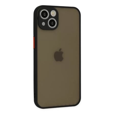İphone 15 Plus Kılıf Montreal Silikon Kapak - Siyah