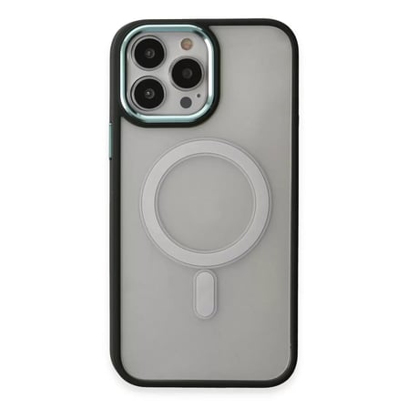 İphone 15 Pro Max Kılıf Room Magneticsafe Silikon - Köknar Yeşili