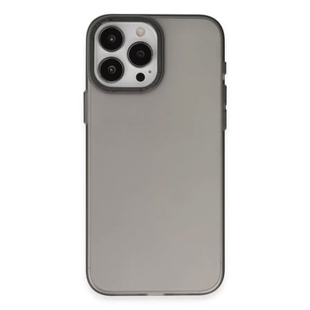 İphone 15 Pro Max Kılıf Modos Metal Kapak - Siyah