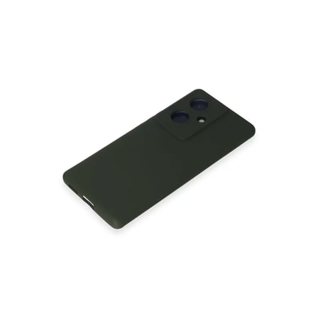 Vivo V29 Lite Kılıf Nano İçi Kadife Silikon - Koyu Yeşil