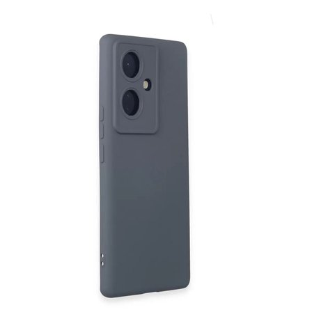 Vivo V29 Lite Kılıf Nano İçi Kadife Silikon - Gri